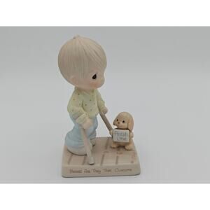 Precious Moments Blessed Are They That Overcome Figurine 1988 Enesco 115479
